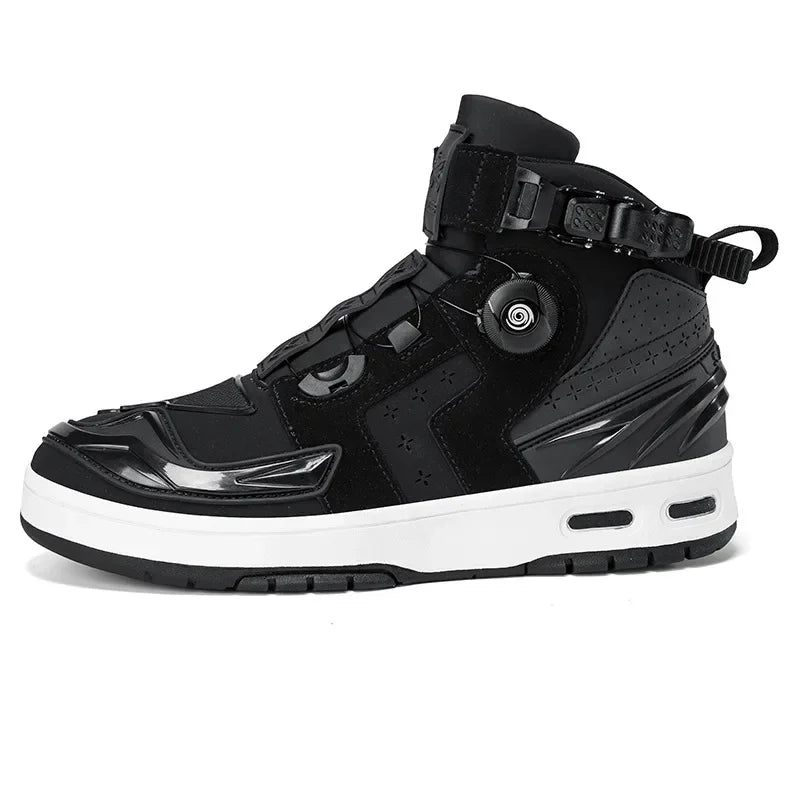 Breathable Motorcycle Boots Men Women Biker Shoes Casual Men'S Sneakers Microfiber Motocross Shoes Motorcycle Supplies